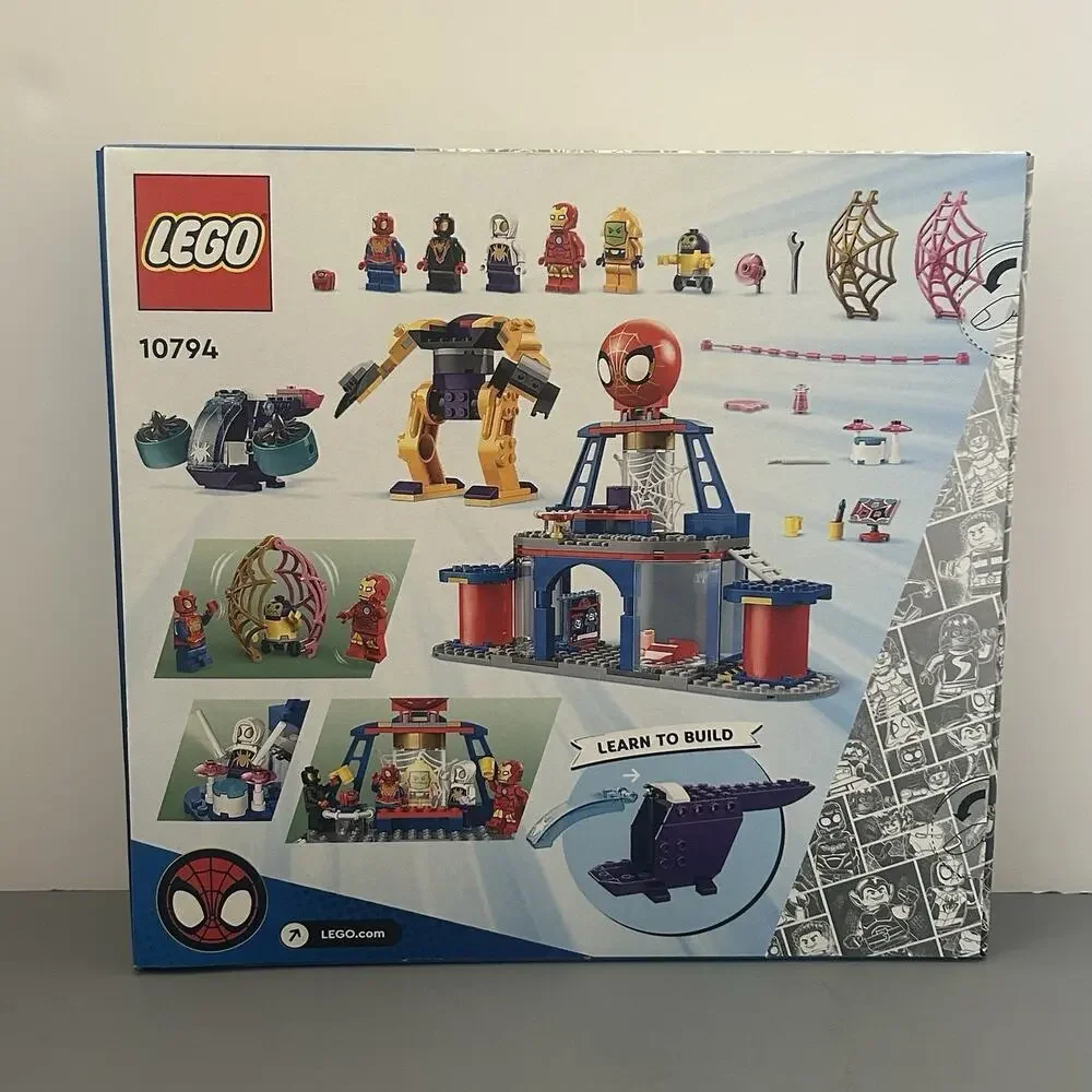 LEGO 10794 Marvel Team Spidey Web Spinner Headquarters Spider-Man 193 pcs NEW
